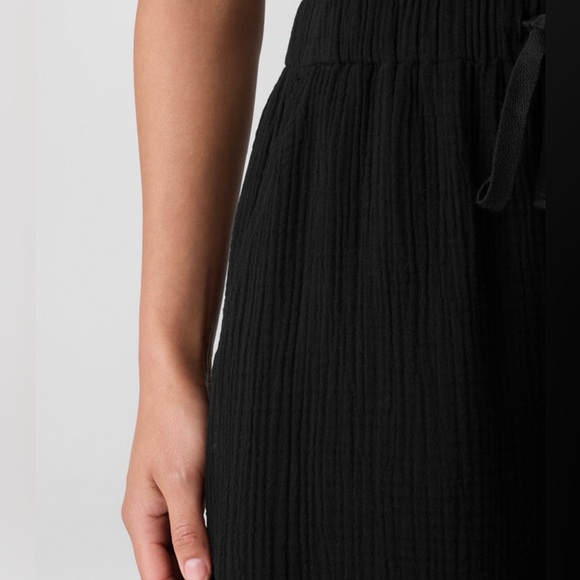 Eileen Fisher gauze wide leg pant sz Petite L - Picture 2 of 7